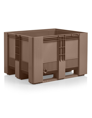 Caisse 610L compatible Marron