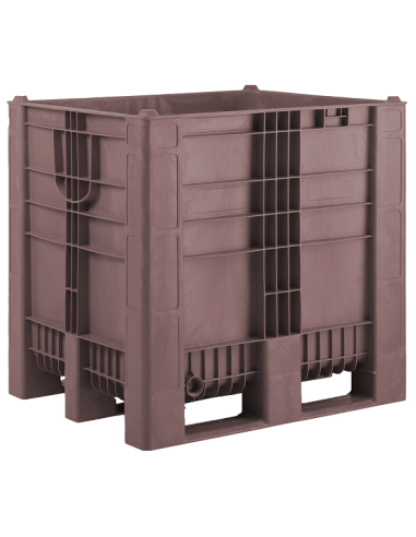 Caisse 1000 L compatible Marron