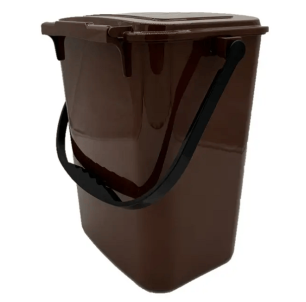 Bio seau 10L marron