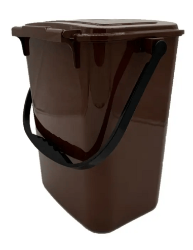 Bio seau 10L marron