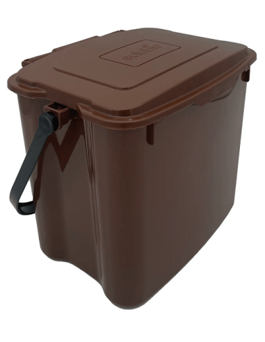 Bio seau 7L marron