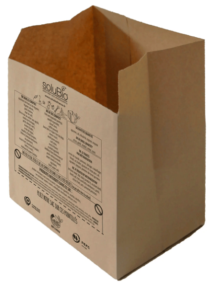 Sac Kraft 7 L carton 100 sacs