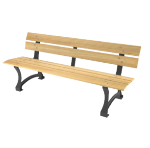Banc Prague fonte bois