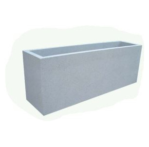 Jardinière béton 1500 x 400 x 540 gris sablé
