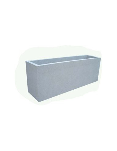 Jardinière béton 1500 x 400 x 540 gris sablé