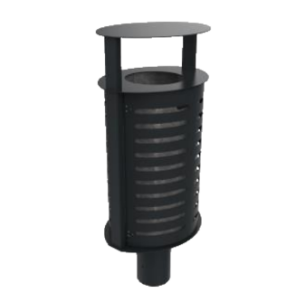 Corbeille Ovalon 40L avec Pare-pluie