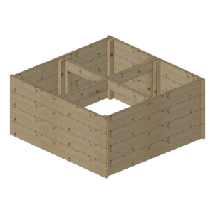 Carré potager 1200 x1200 x 580