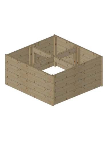 Carré potager 1200 x1200 x 580
