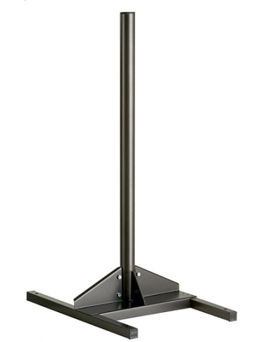 Poteau socle double