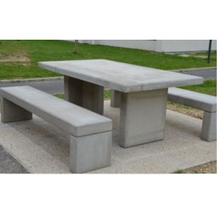 Table Rubus gris 