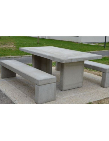 Table Rubus gris 