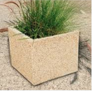 Jardinière Byblos 800 x 800 x 450 GL