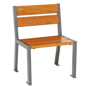 Chaise Silaos bois acier ECO ss accoudoi