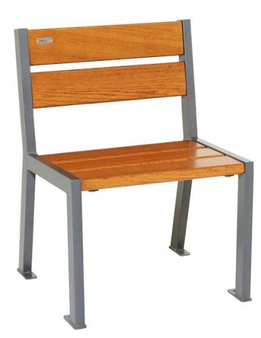 Chaise Silaos bois acier ECO ss accoudoi Chaise Silaos bois acier ECO ss accoudoi