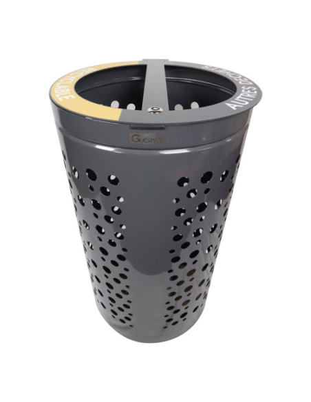 Corbeille TWIN-TWIN Bulles 2 X 60 litres 