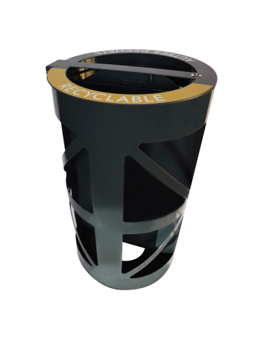 Corbeille TWIN-TWIN basque 2 X 60 litres 