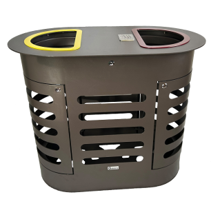 Corbeille CALISTA  2 X 110 litres 