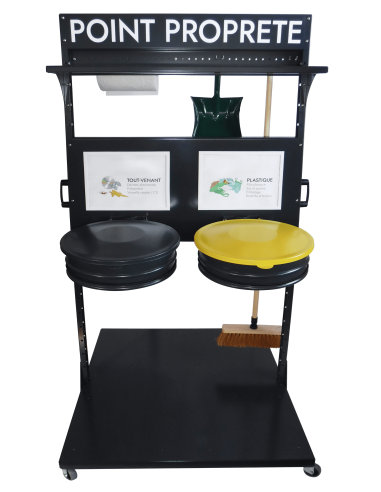 Point propreté modulable - 2 flux