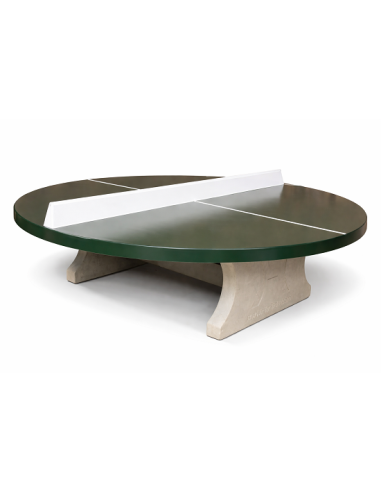 Table de ping-pong verte ronde
