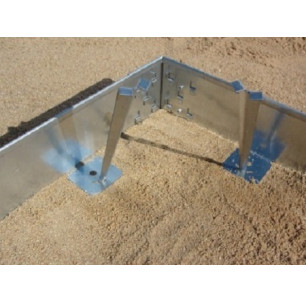 Volige acier galvanisé HT 250 ep 3 - longueur 2000 mm