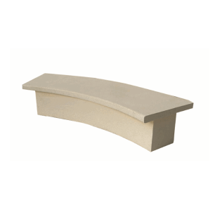 Banquette TRASSY 1320 mm blanc sablé