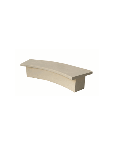 Banquette TRASSY 1320 mm blanc sablé