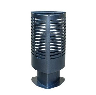 Corbeille Scuderia 50 L gris martelé