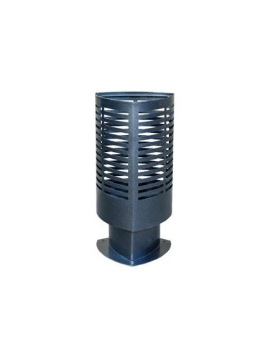 Corbeille Scuderia 50 L gris martelé