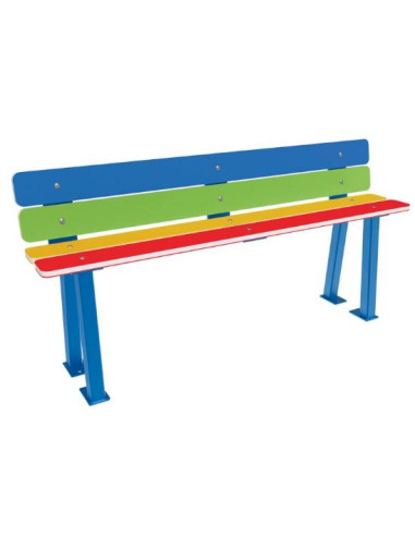 Banc Arc en ciel junior primaire