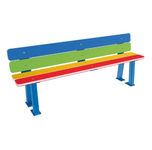 Banc Arc en ciel junior maternelle