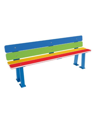Banc Arc en ciel junior maternelle