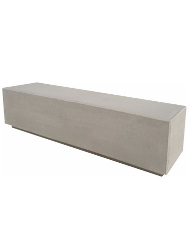 Banquette béton 1500 x 450 x 450 mm gris sablé