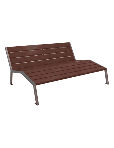 Chaise longue Silaos plastique recyclé