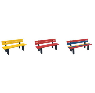 Banc Madrid maternelle Color