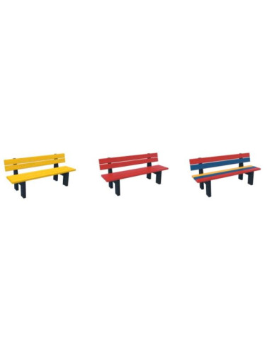 Banc Madrid maternelle Color