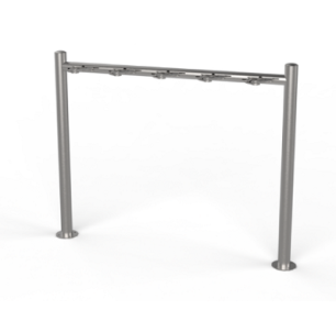 Support trottinette Inox - Sur platine