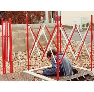 Barrière extensible pour regard 1 m² 2