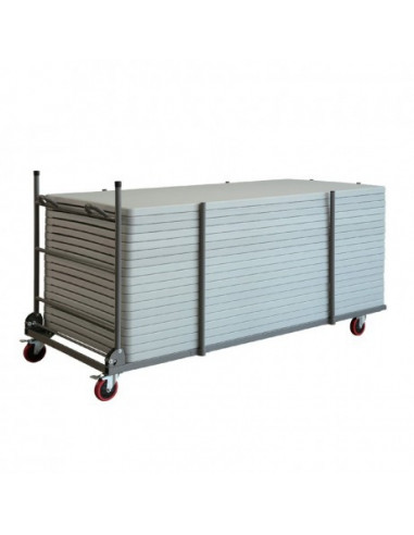 Chariot trolley pour tables