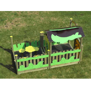 Cabane Mississippi avec terrasse 2