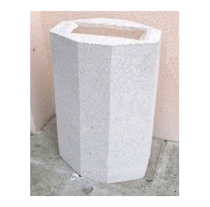 Cendrier béton octogonal 2