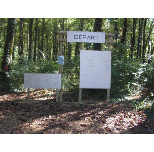 Panneau départ et informations 2