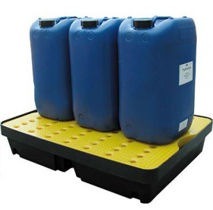 Bac PE 40 L avec caillebotis 2