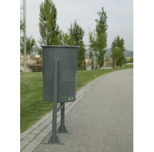 Corbeille Circular 60 L acier 2