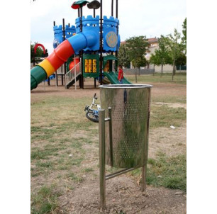 Corbeille Circular 60 L inox  2