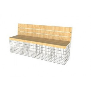 Banc gabion