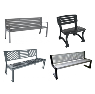 Bancs acier