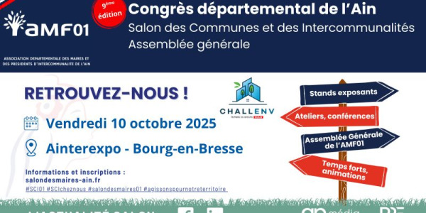 CHALLENV au Salon des Maires de l’Ain 2025